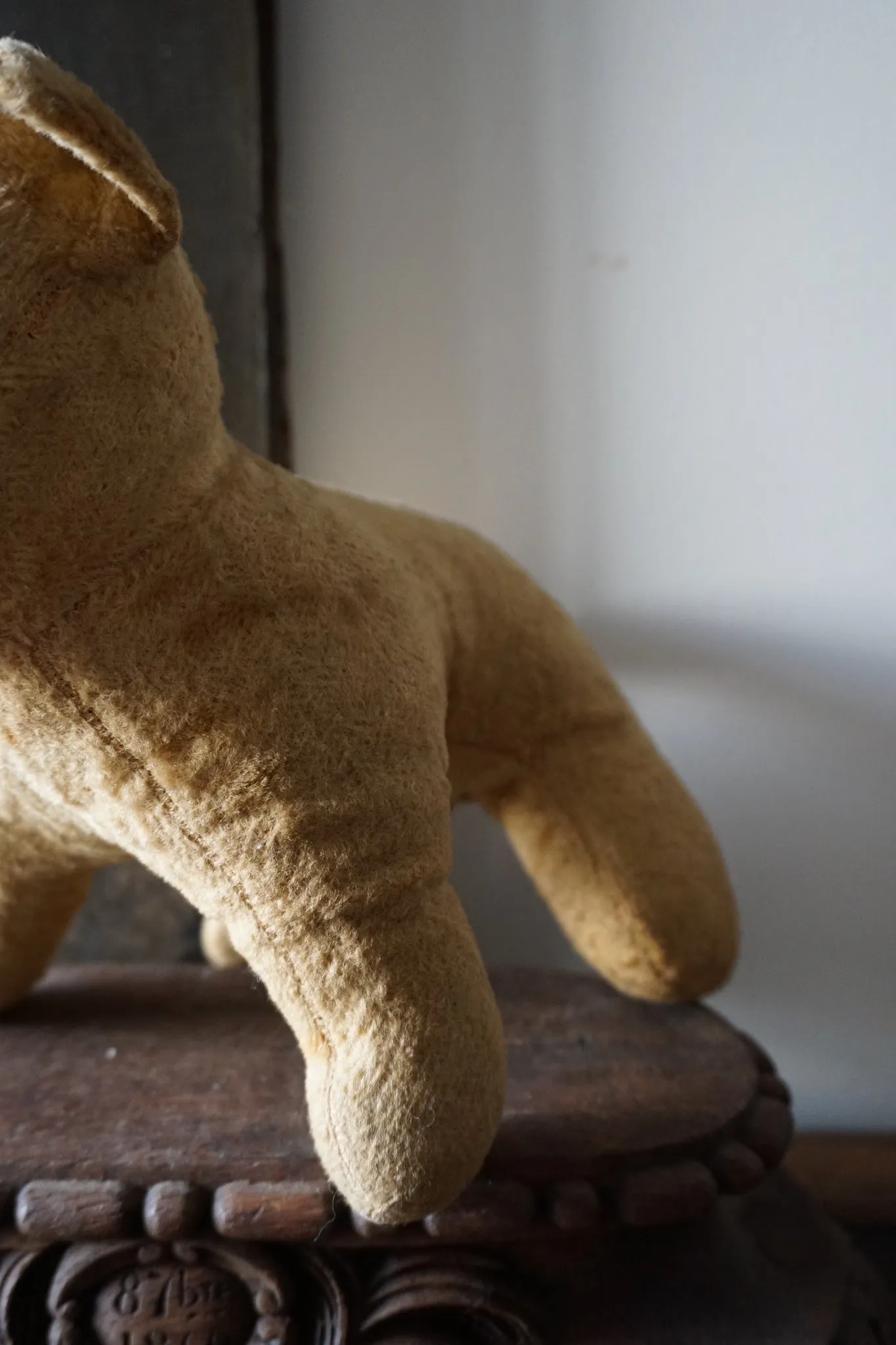 Antique French Time-Worn Dog