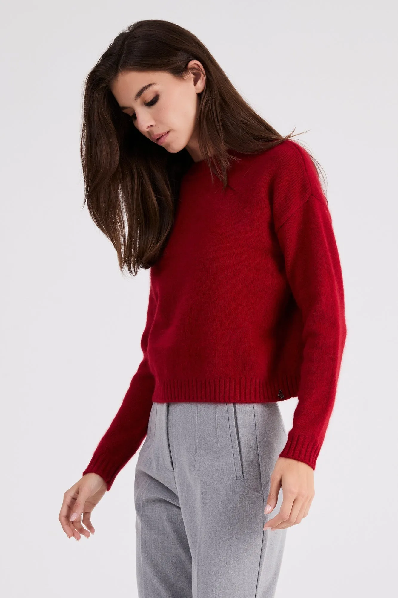   Beryll Holly Cashmere Sweater | Cherry Red