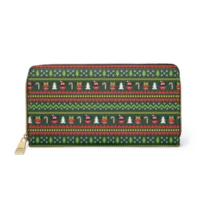 Christmas Sweater Zipper Wallet