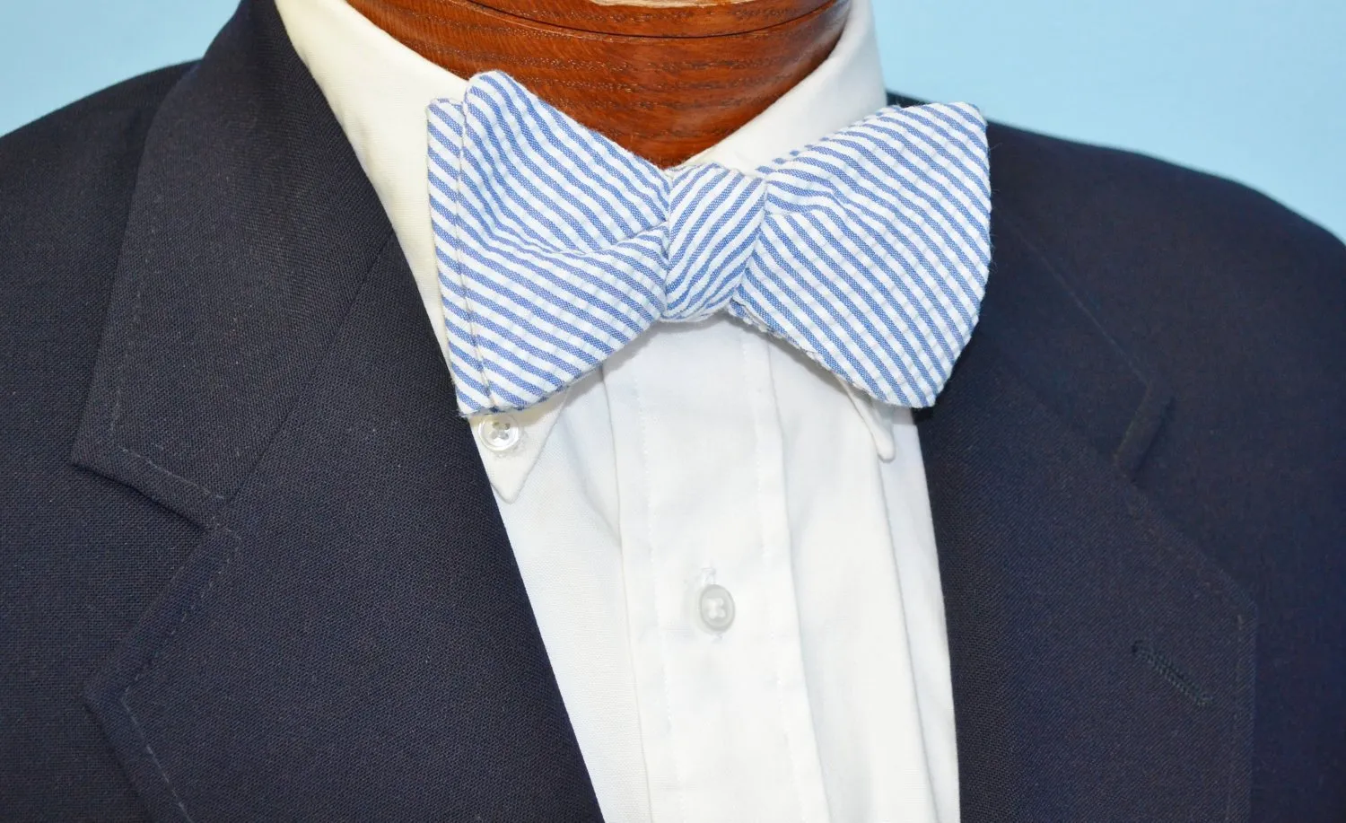 Classic Seersucker Bow Tie