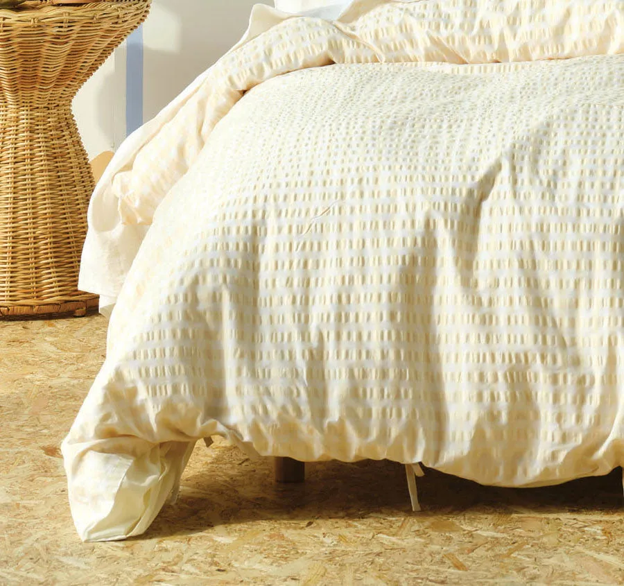 Ferrara Quilt Cover Set Range Sand
