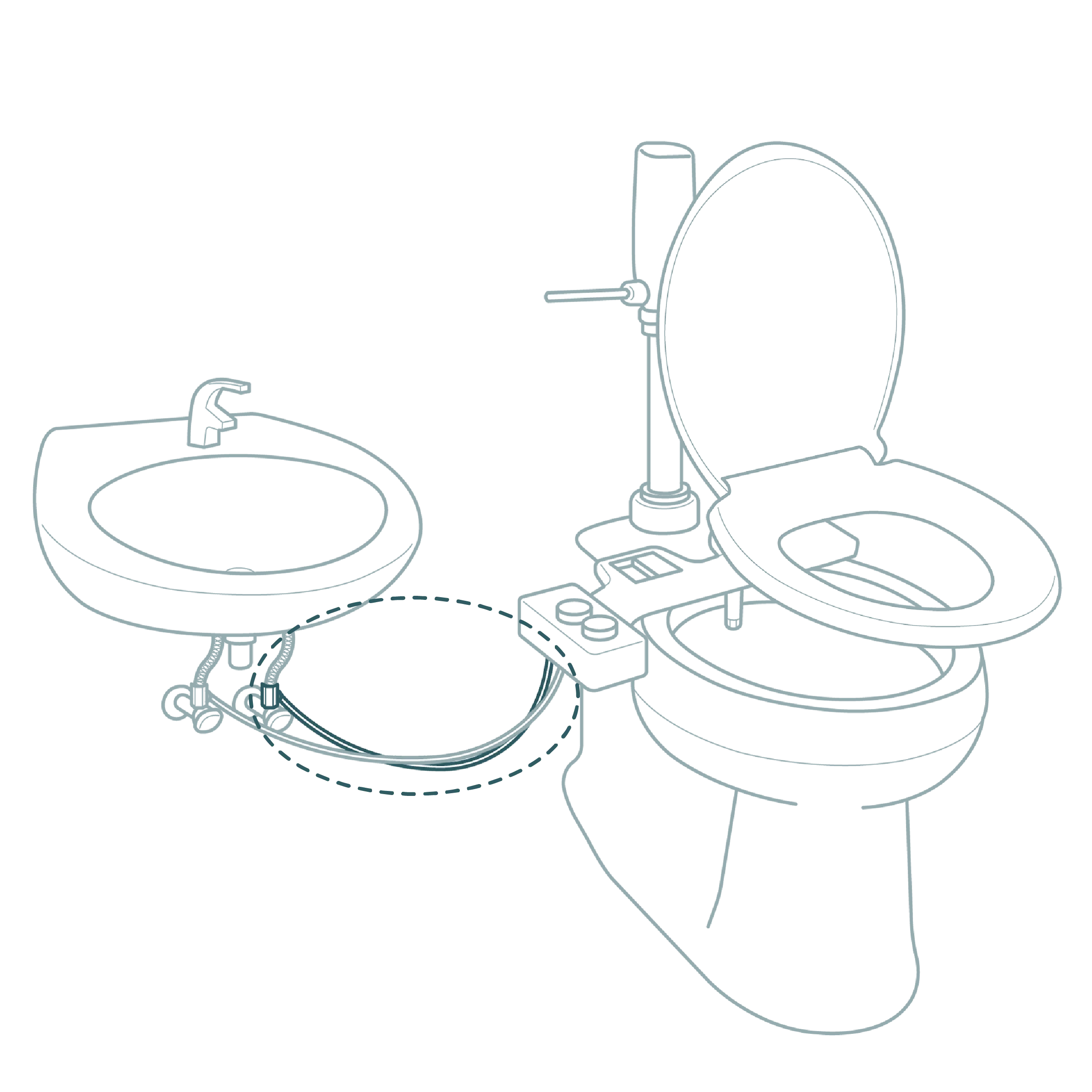 Flushometer Installation Kit