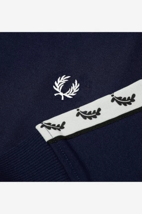 Fred Perry Navy Taped Track Jacket
