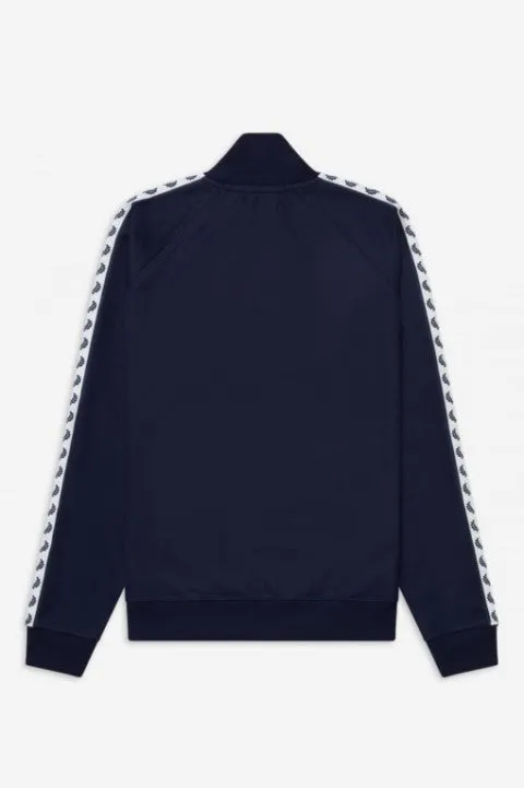 Fred Perry Navy Taped Track Jacket