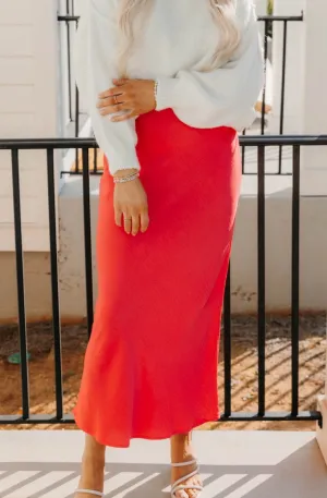 Gala Satin Woven Skirt - Final Sale 40% off in cart