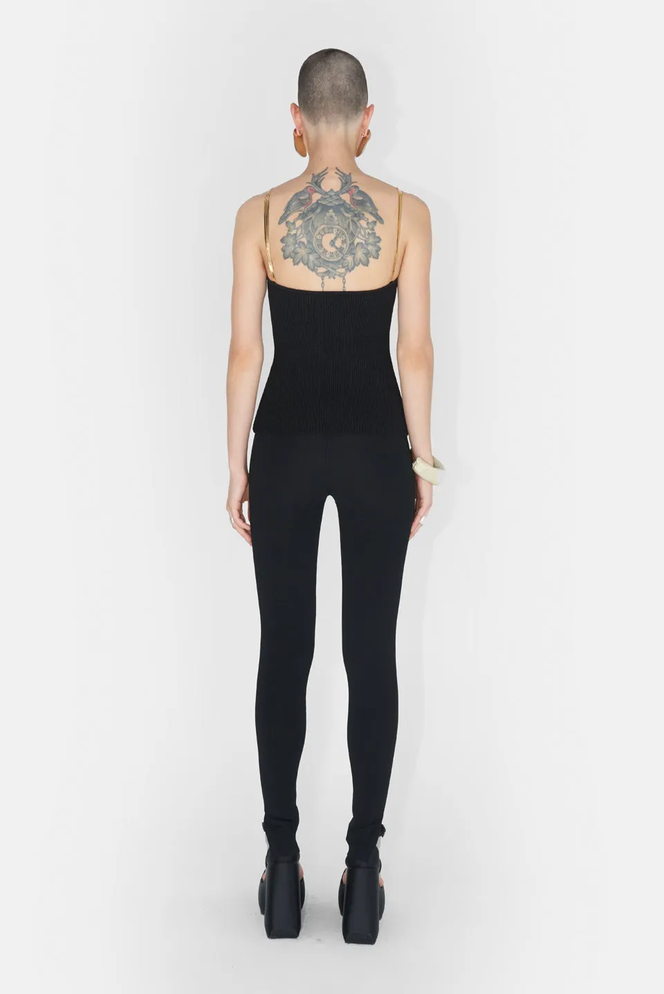 Galvanized Ophelia Top - Black