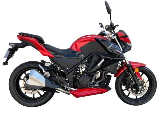 GTO Vitacci 250cc Motorcycle - 5-Speed Fuel-Injected