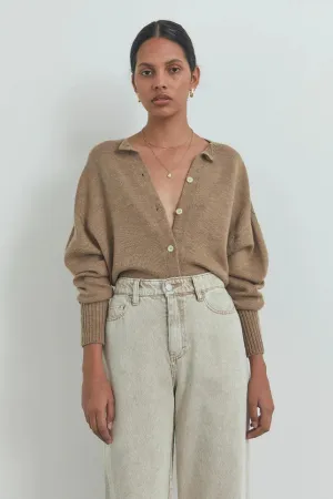 Hart Merino Cardigan Wicker Marl