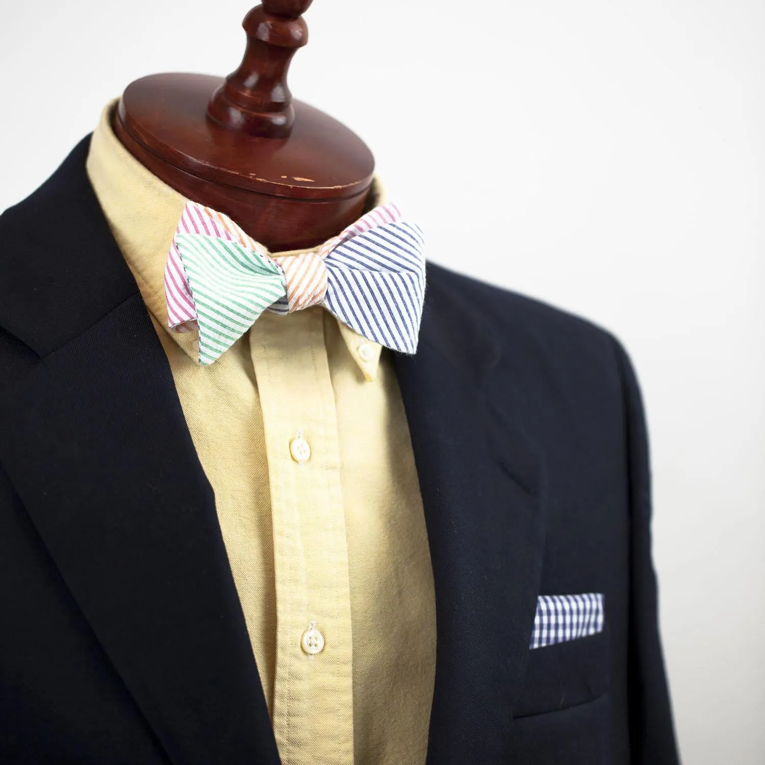 Henning | *Magic Bow Tie* |  4-tone Seersucker