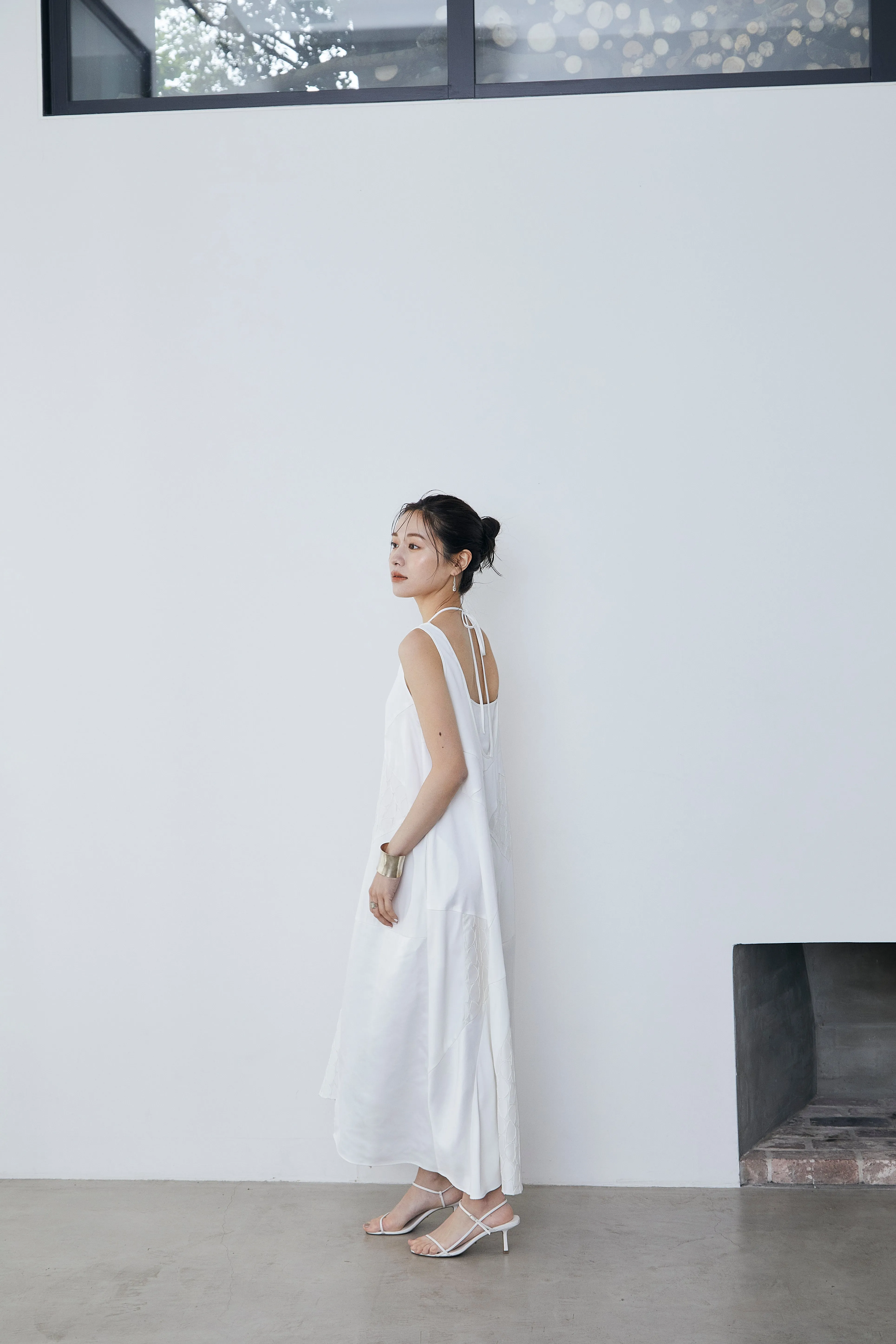 Layered blocking Dress