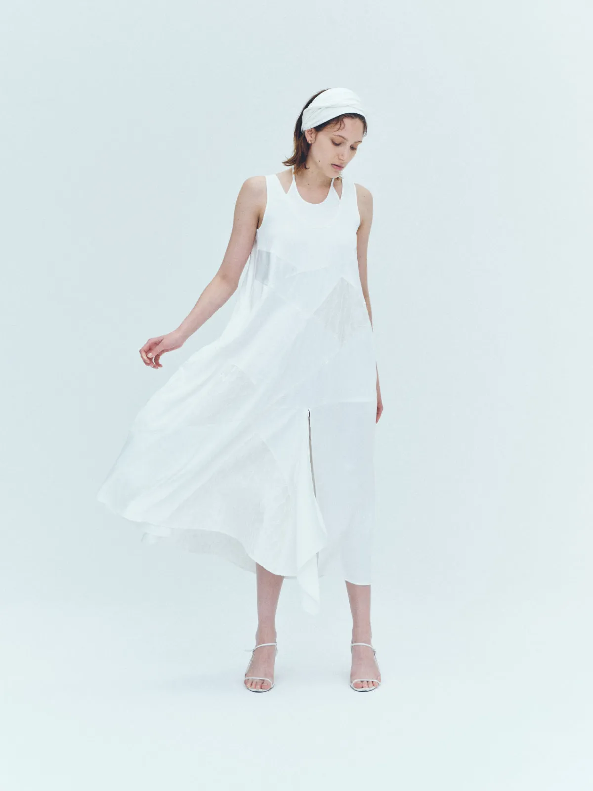 Layered blocking Dress