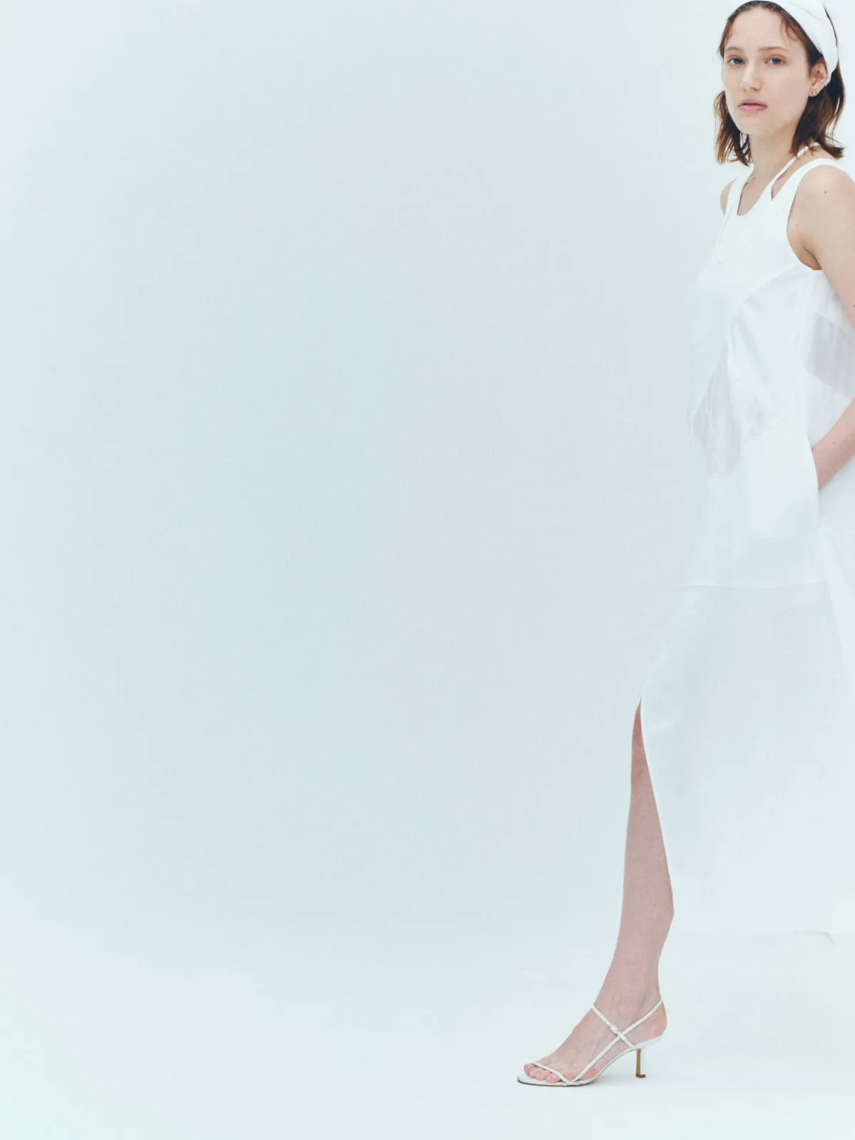 Layered blocking Dress