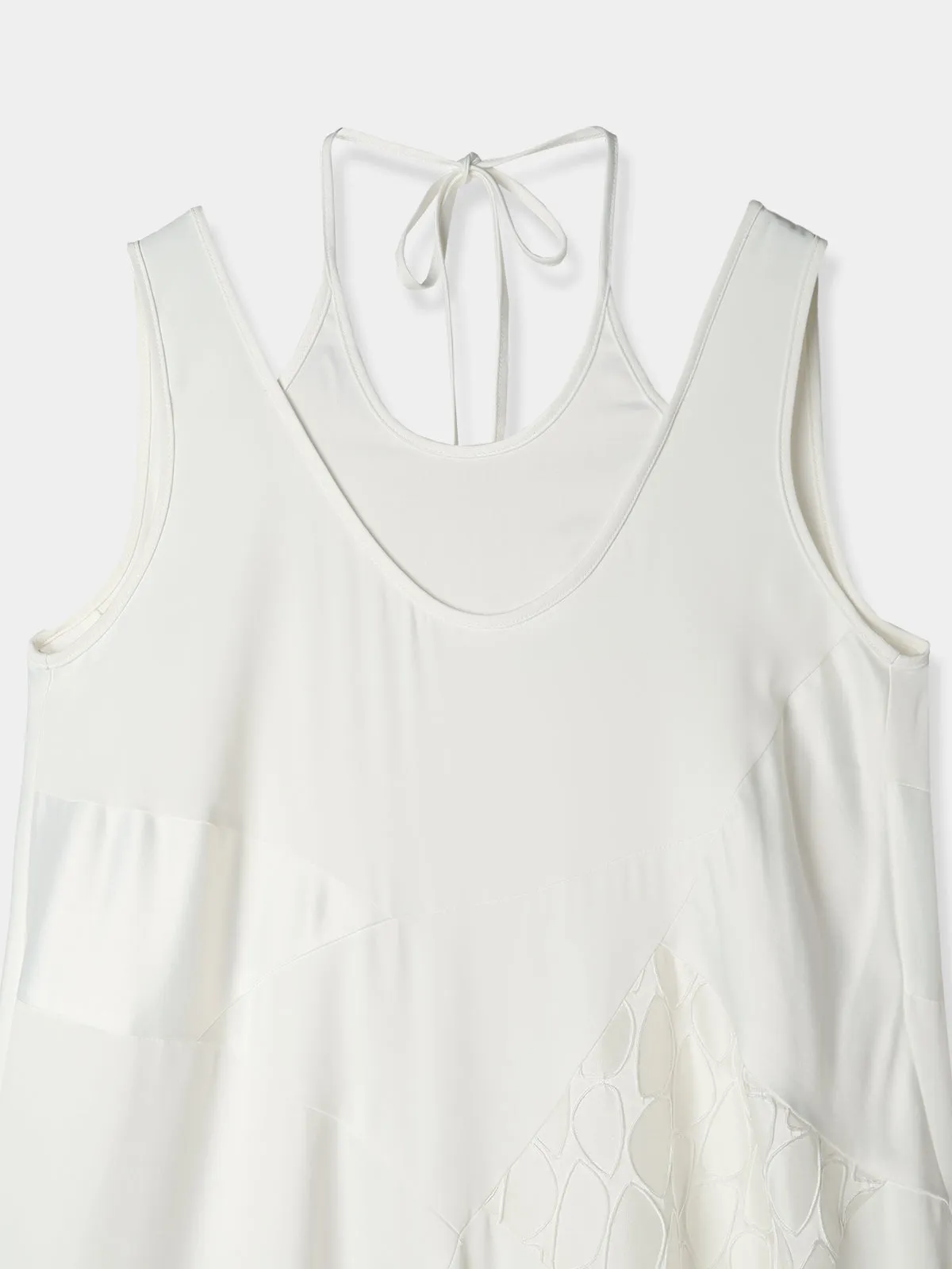 Layered blocking Dress