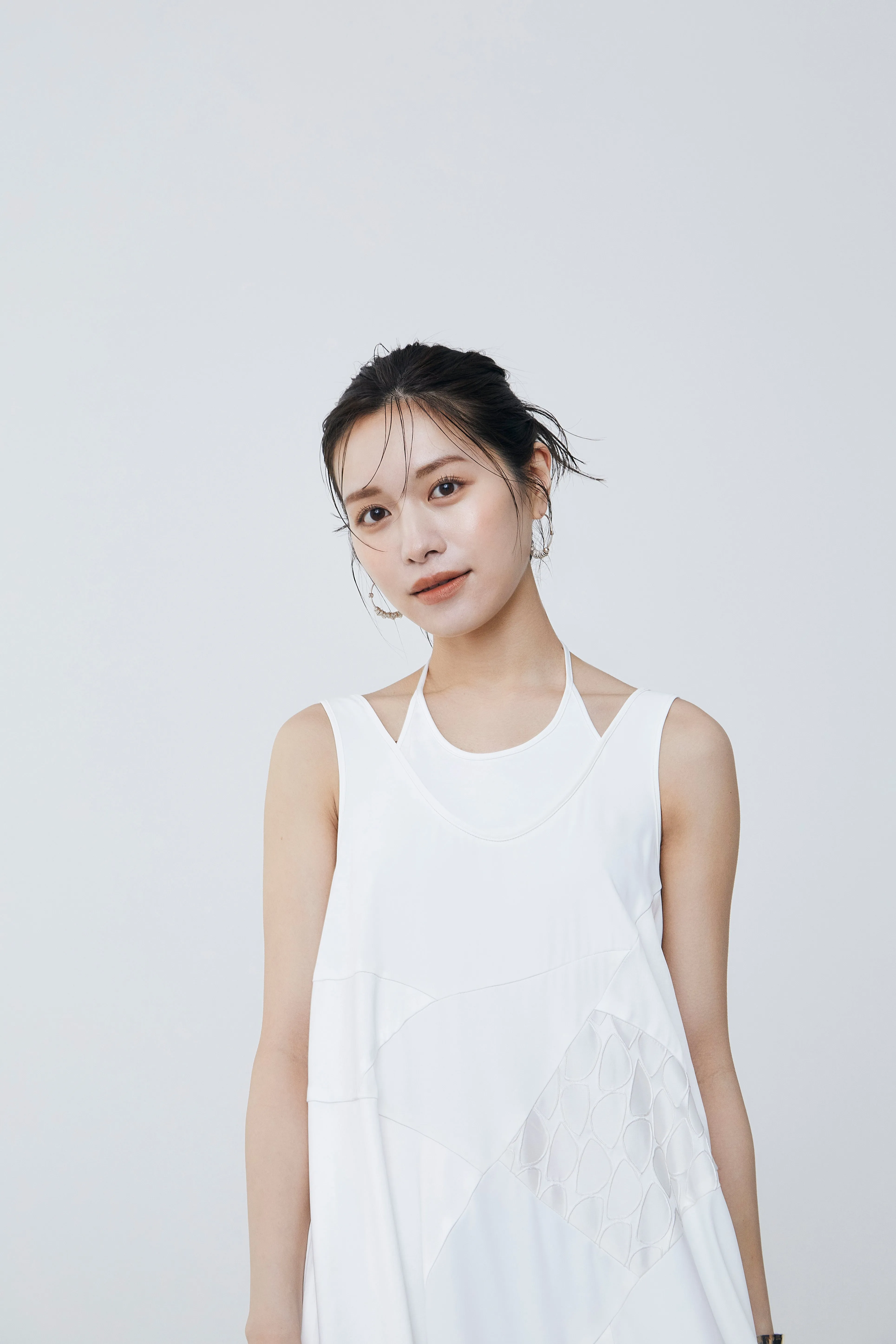 Layered blocking Dress