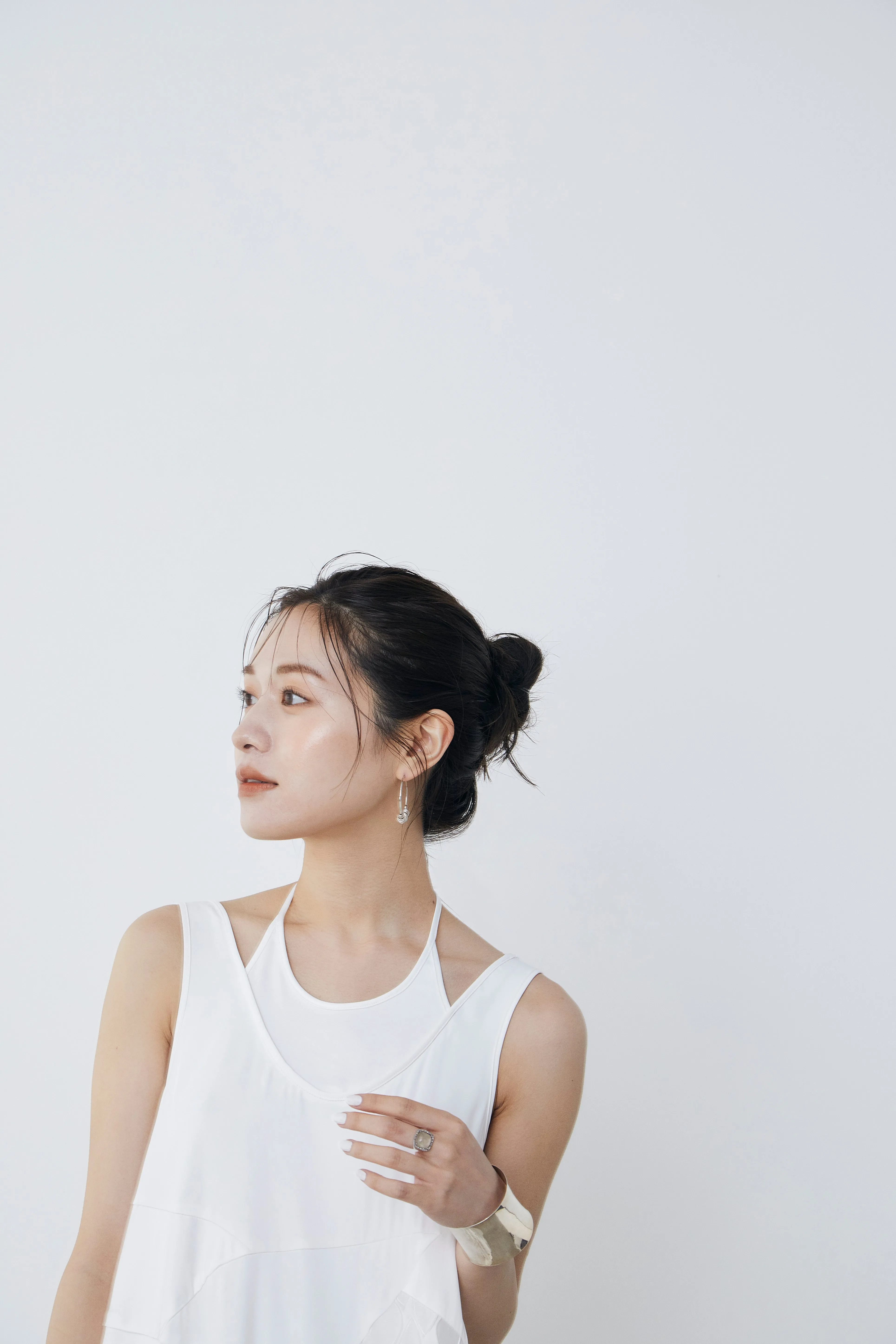 Layered blocking Dress