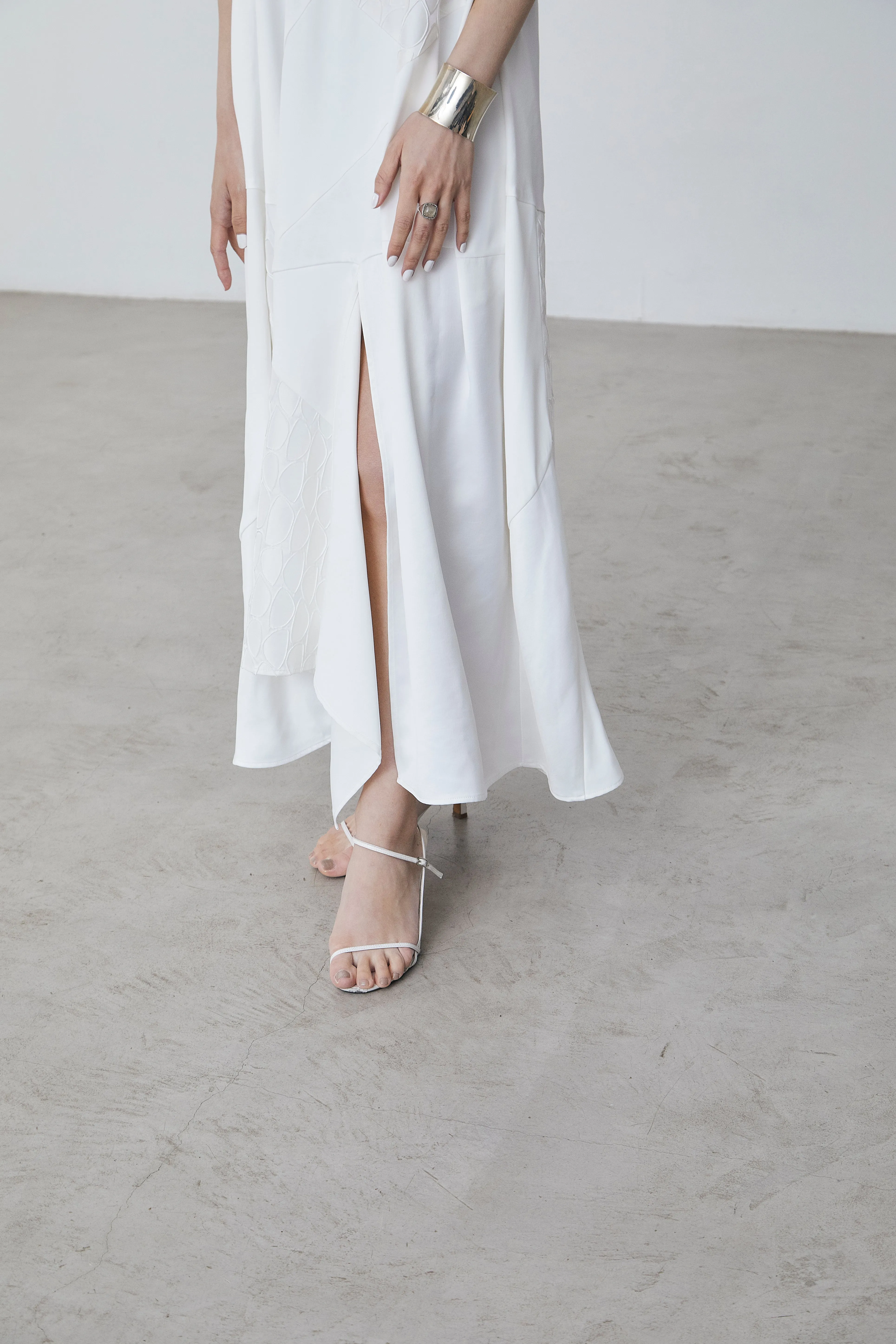 Layered blocking Dress