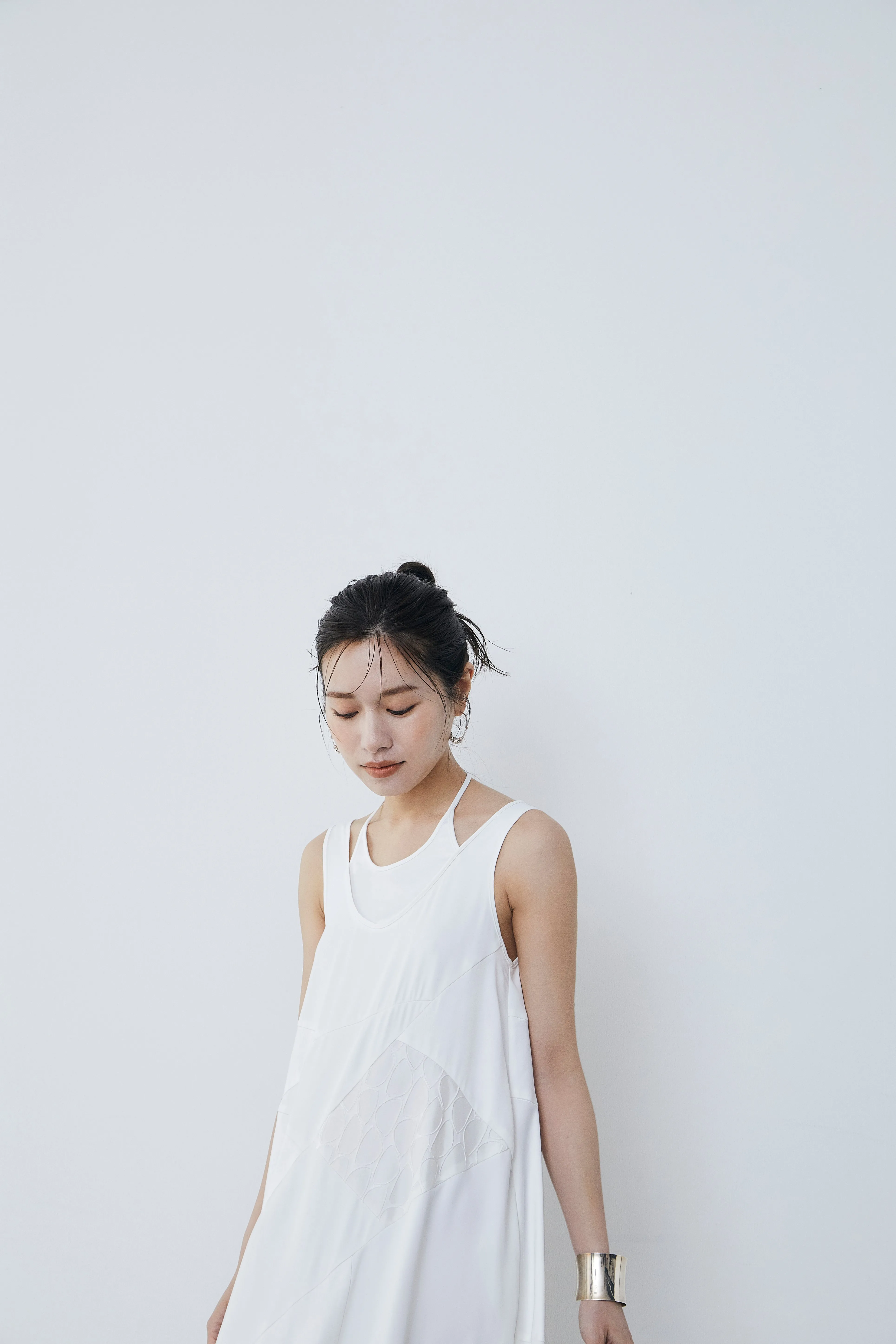 Layered blocking Dress