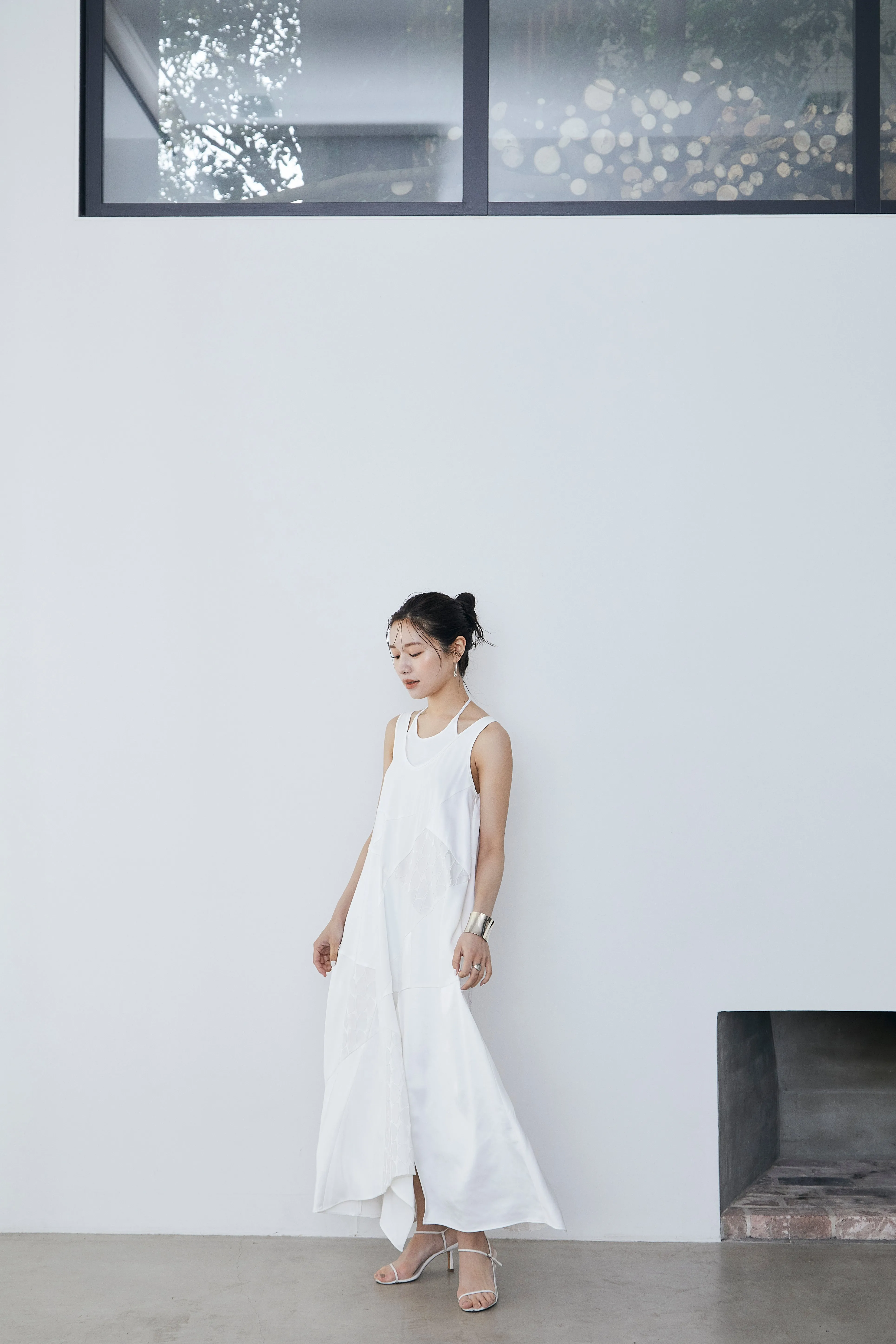 Layered blocking Dress