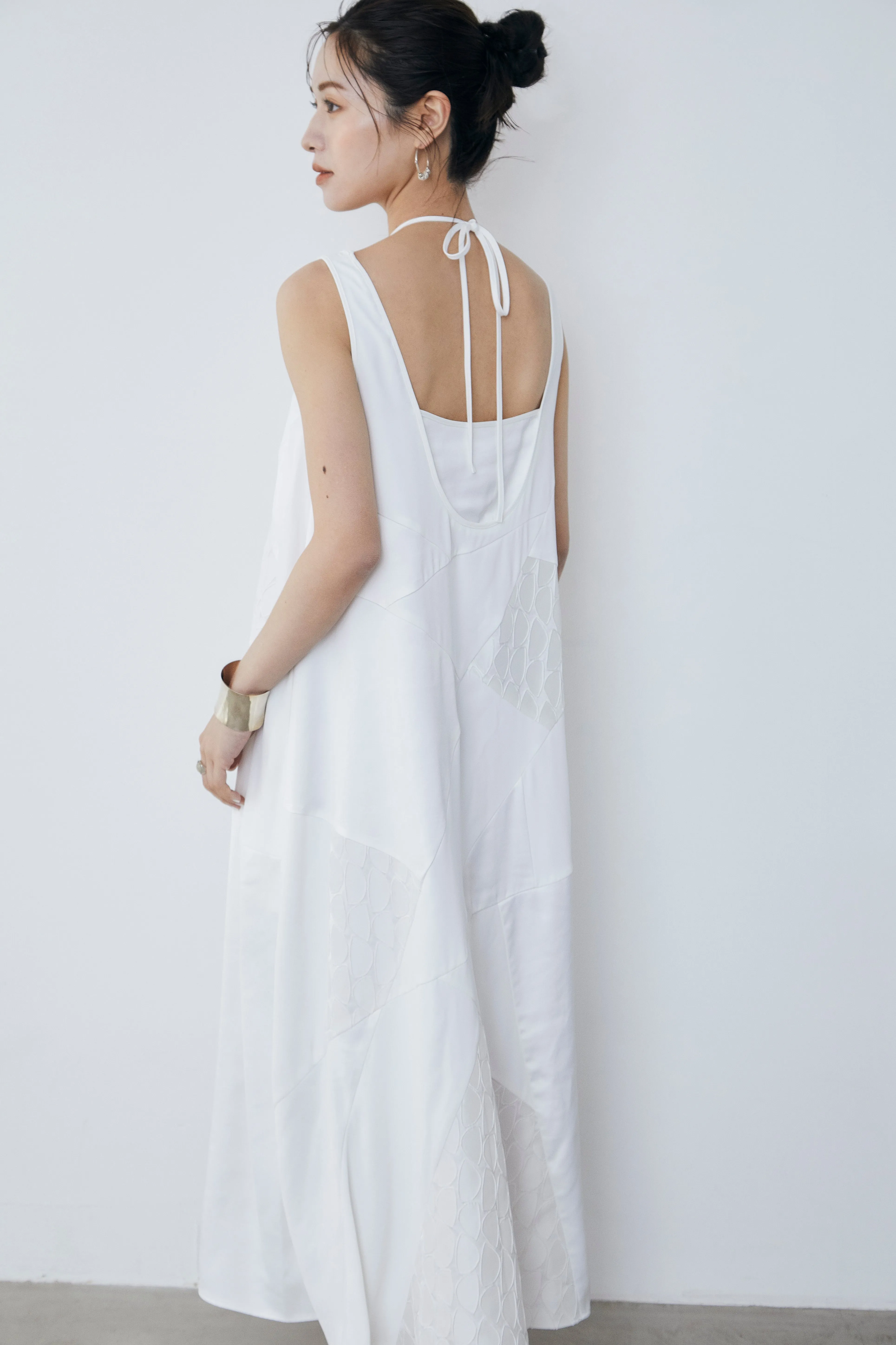 Layered blocking Dress