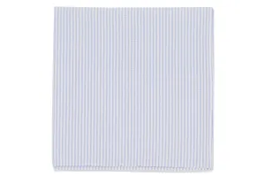Light Blue Seersucker Pocket Square
