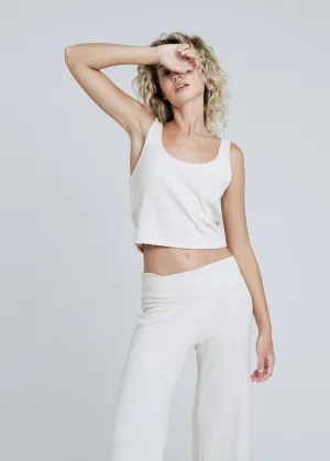 Linen Waffle Origami Top