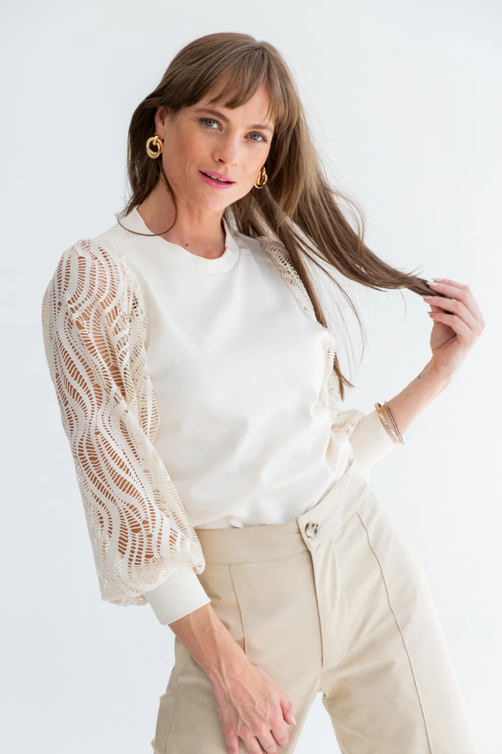 Livia Top Ivory
