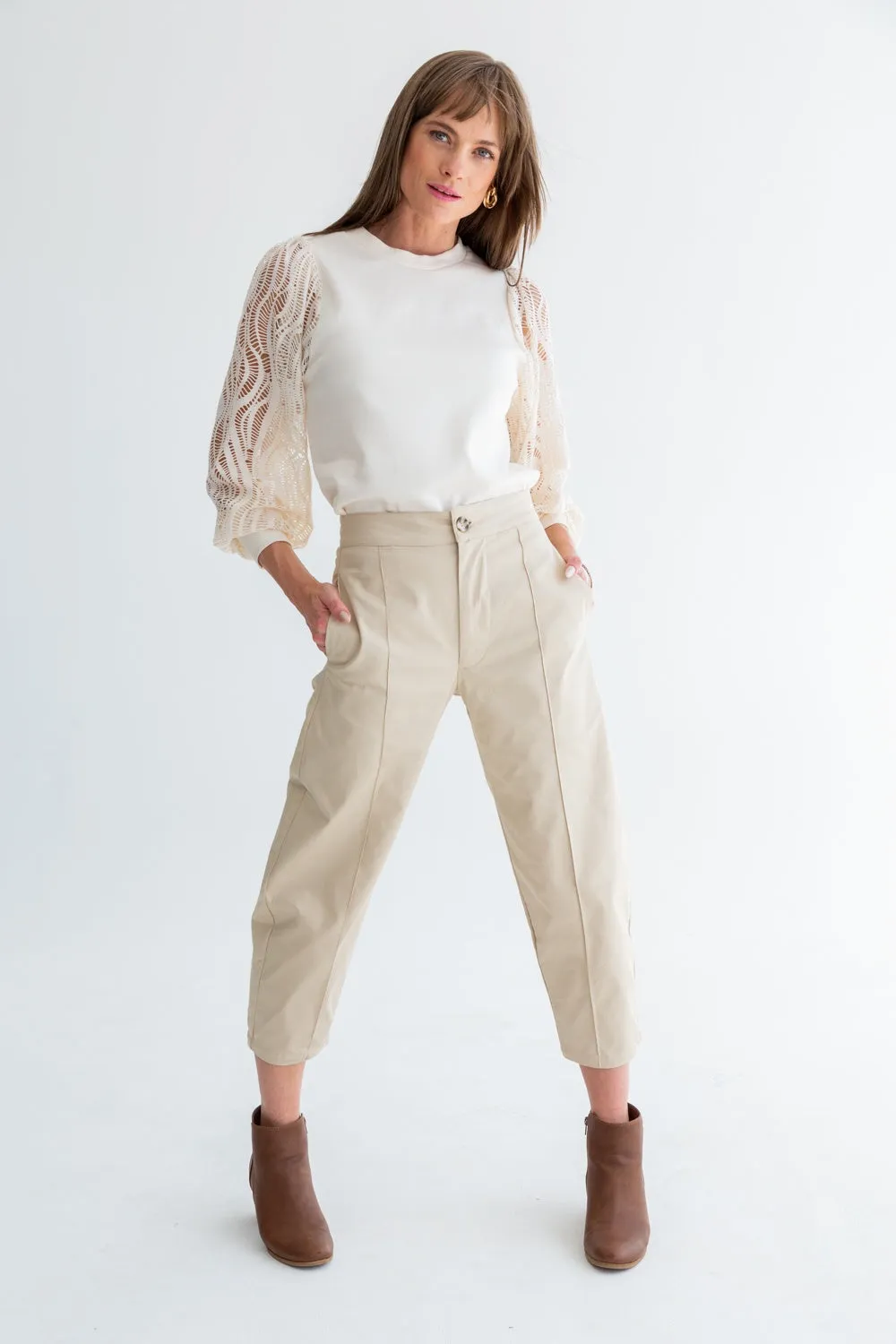 Livia Top Ivory