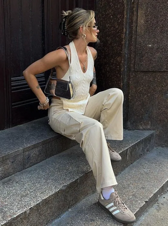 Nil Asymmetric Knit Top