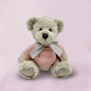 Personalised Berkeley Bear, Pink