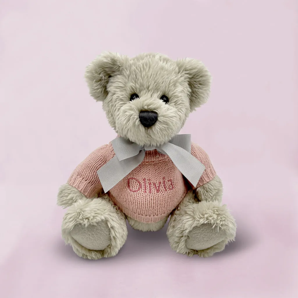 Personalised Berkeley Bear, Pink