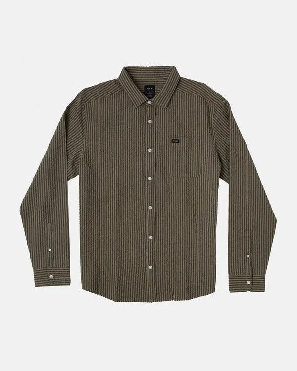 RVCA ENDLESS SEERSUCKER LONG SLEEVE
