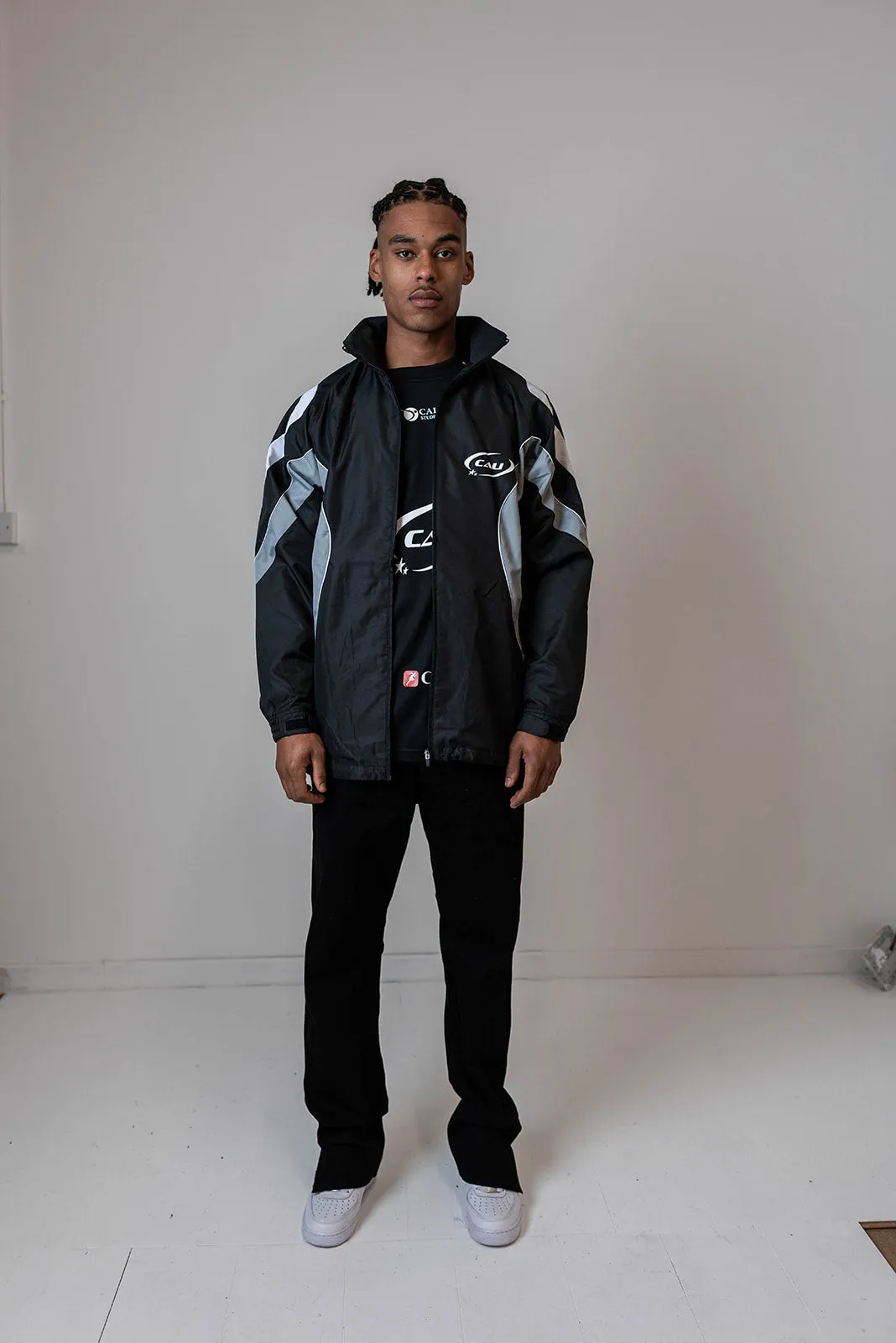 Saints Track Jacket - Black