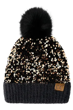 Sequin Beanie