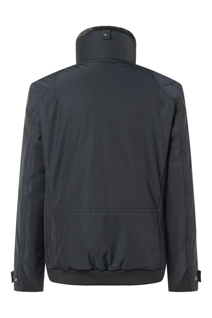 Stellson - Lucca 2.0, Fur Neck Coat, Navy