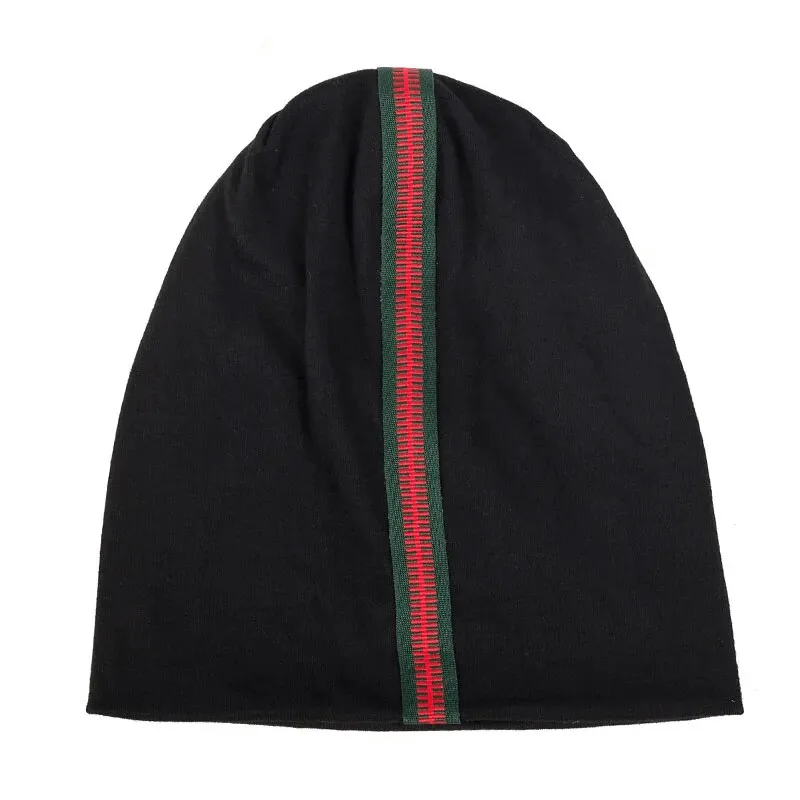 Stylish Cotton Soft Beanie with Decorative Zipper - SF1718