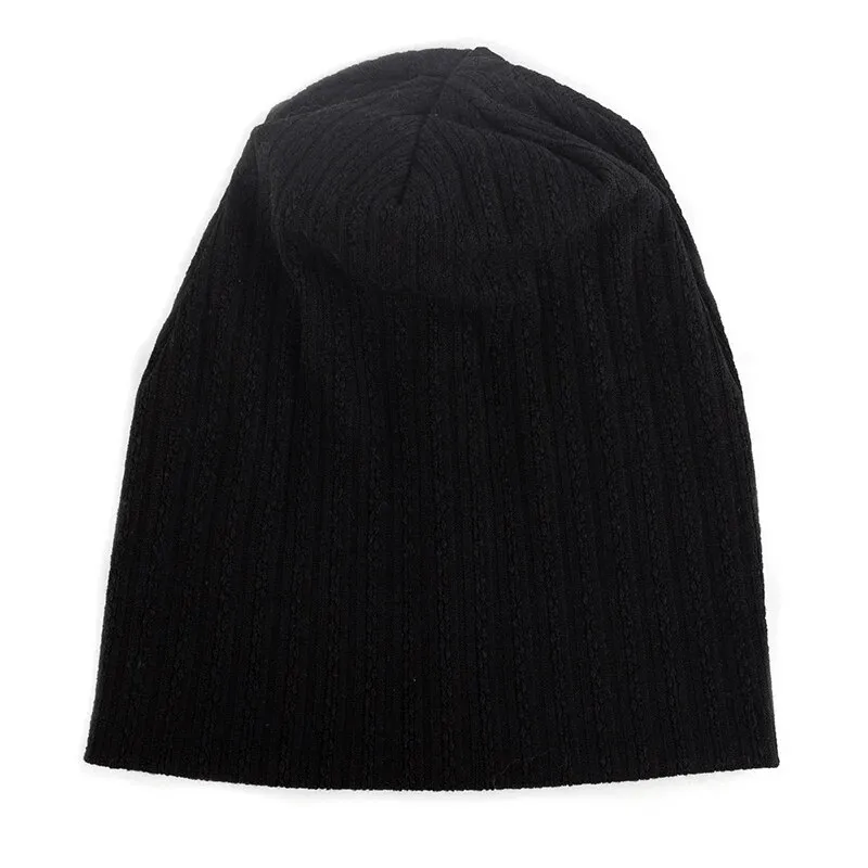 Stylish Women's Decorative Pattern Stripes Soft Beanie - SF1658