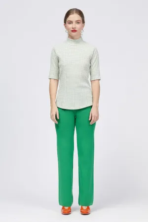Targ Top Mint/White Check