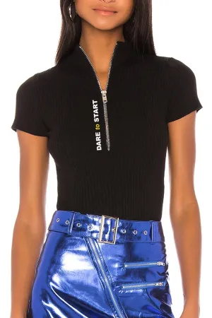 Zip-Ck Black Top